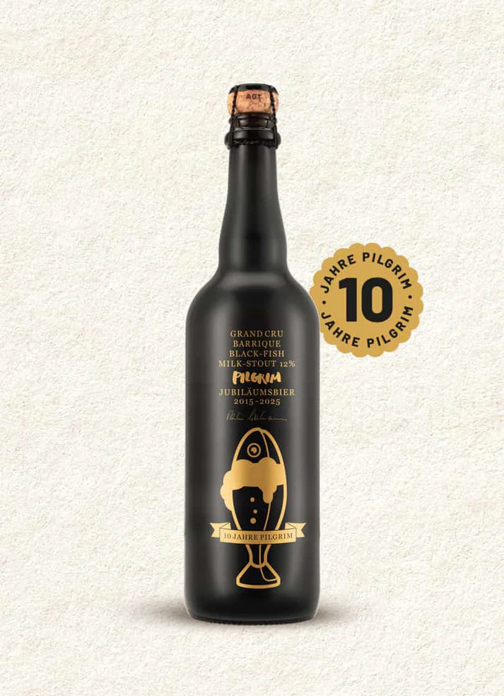 VORBESTELLUNG:JUBILÄUMSBIER 2025 BLACKFISH 12% Holzfassgereiftes Milk-Stout